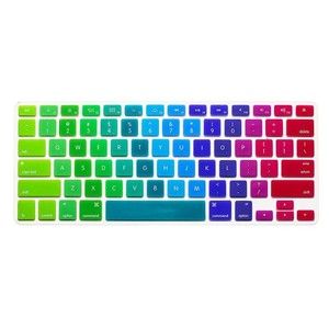 Rainbow Ultra Thin Silicone Keyboard Cover Skin for MacBook Pro 13"